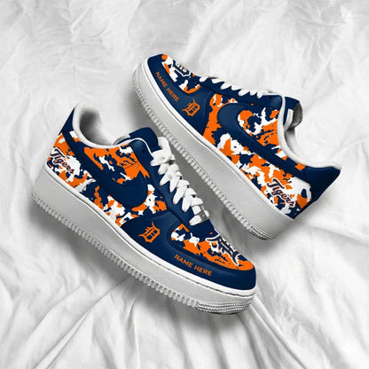 [FLASH SALE] NEW CUSTOMIZED MLB16 DTS DETROIT TIGERS AF1 SHOES