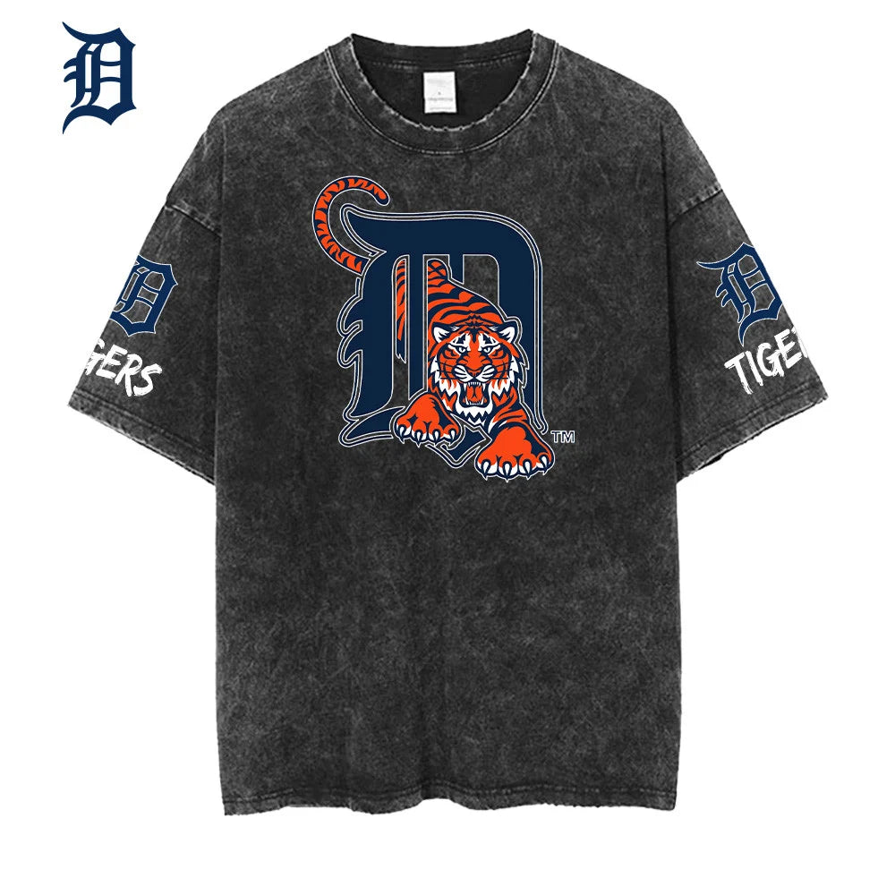[FLASH SALE] NEW CUSTOMIZED MLB16 DTS DETROIT TIGERS MULTICOLOR WASHED TEE