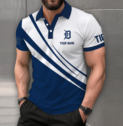 LIMITED EDITION - NEW CUSTOMIZED MLB16 DTS DETROIT TIGERS POLO SHIRT