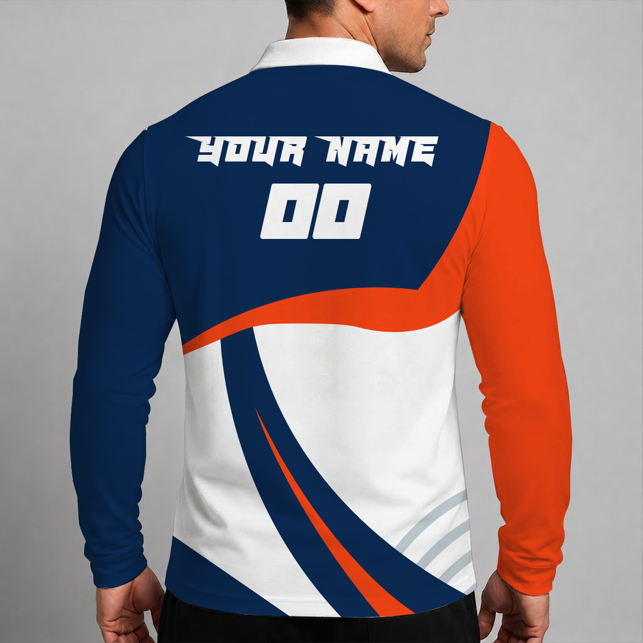 [FLASH SALE] NEW CUSTOMIZED MLB16 DTS DETROIT TIGERS MEN'S LONG SLEEVE POLO