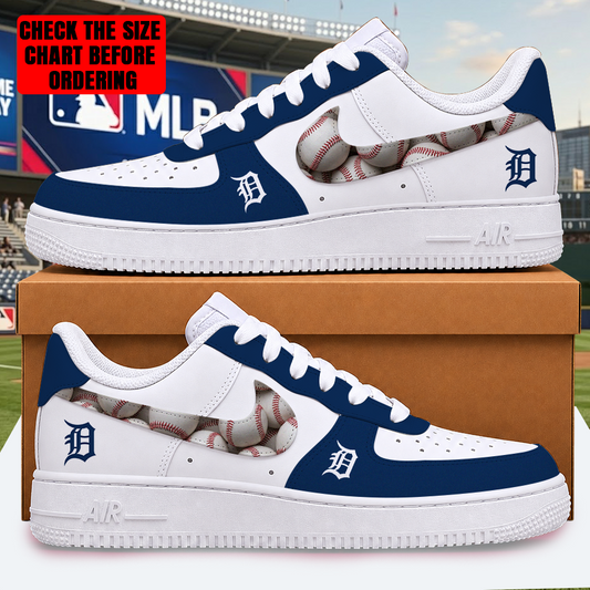 LIMITED EDITION - NEW CUSTOMIZED MLB16 DTS DETROIT TIGERS AF1 SHOES