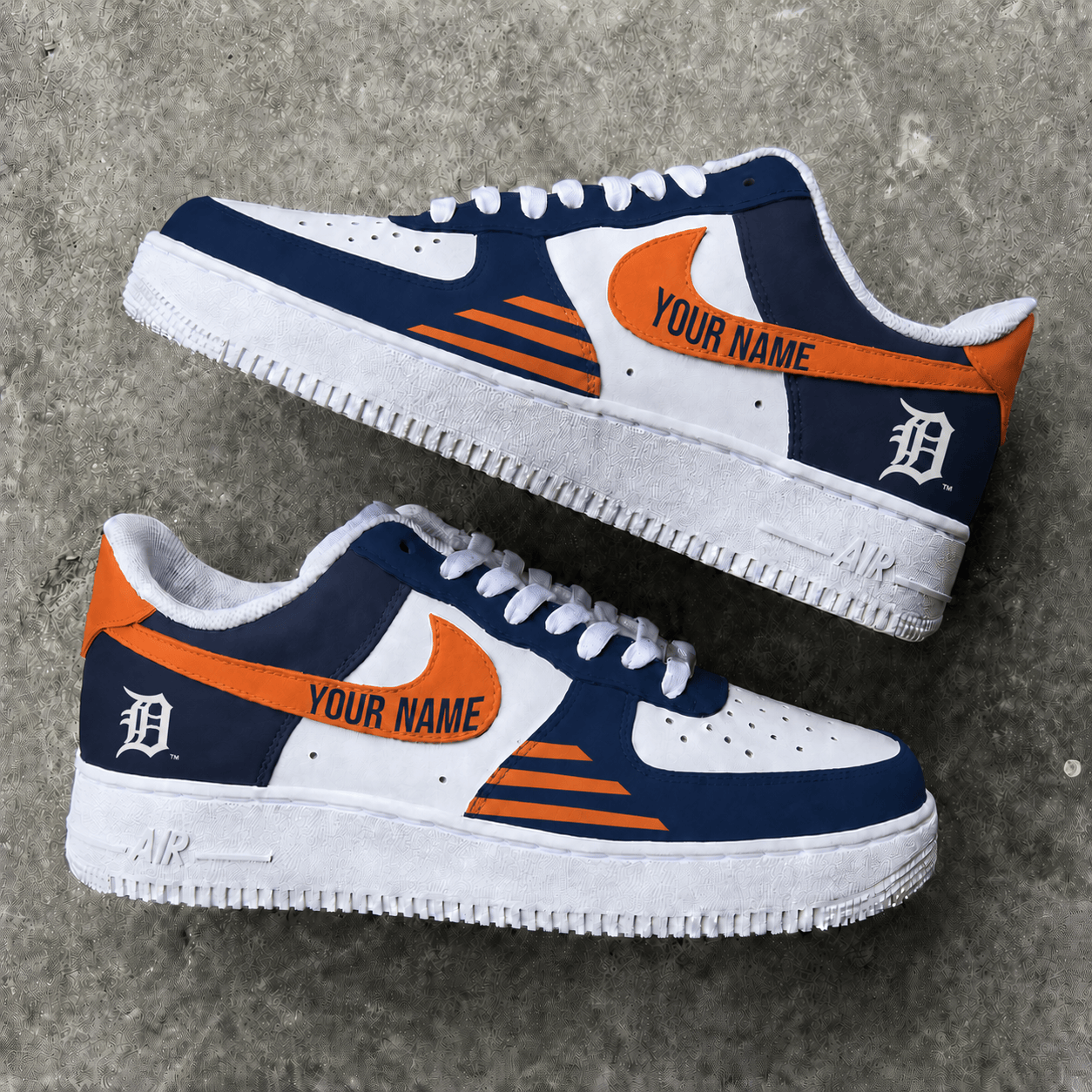 [FLASH SALE] NEW CUSTOMIZED MLB16 DTS DETROIT TIGERS AF1 SHOES
