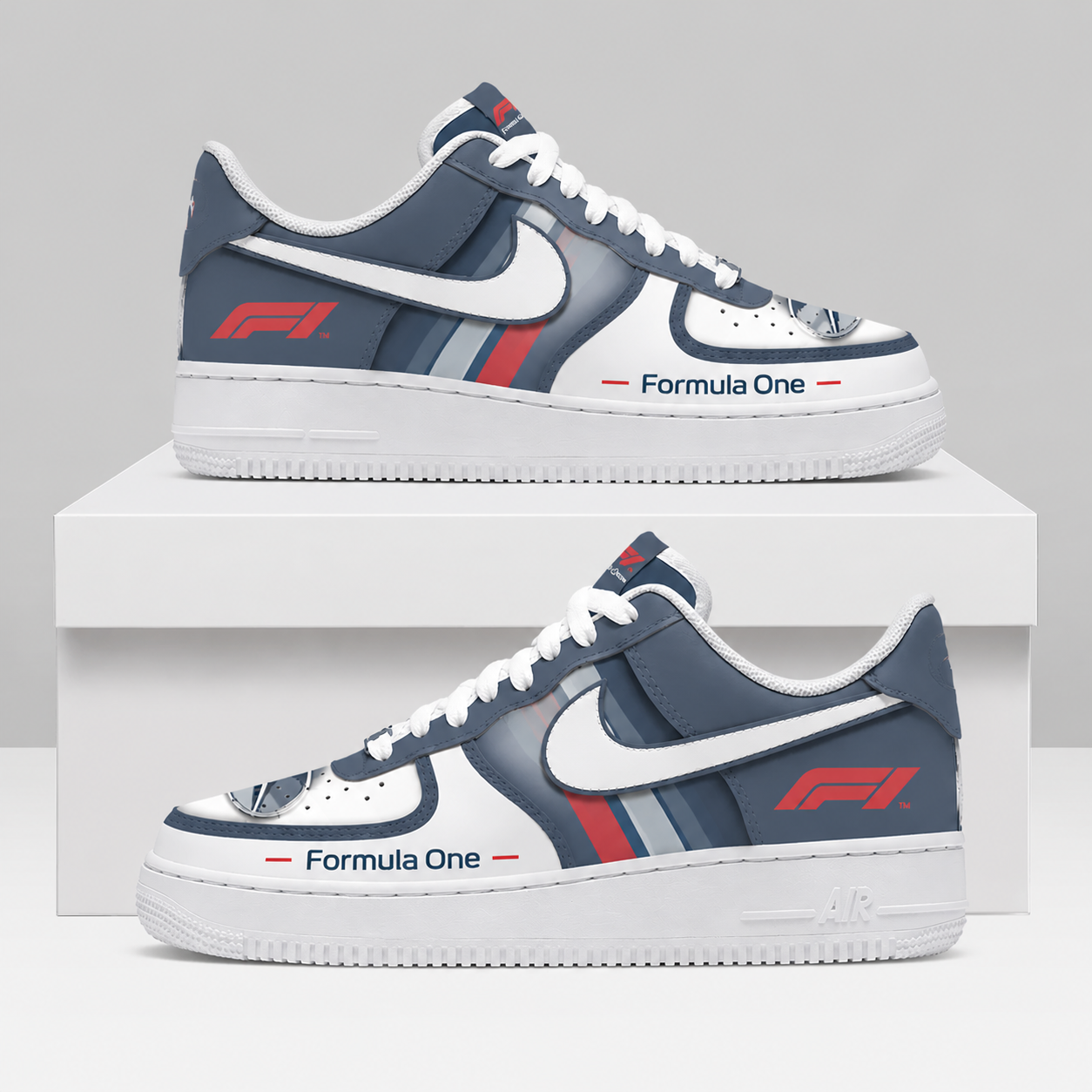 LIMITED RUN - NEW CUSTOMIZED F116 F1 FORMULA ONE AF1 SNEAKERS