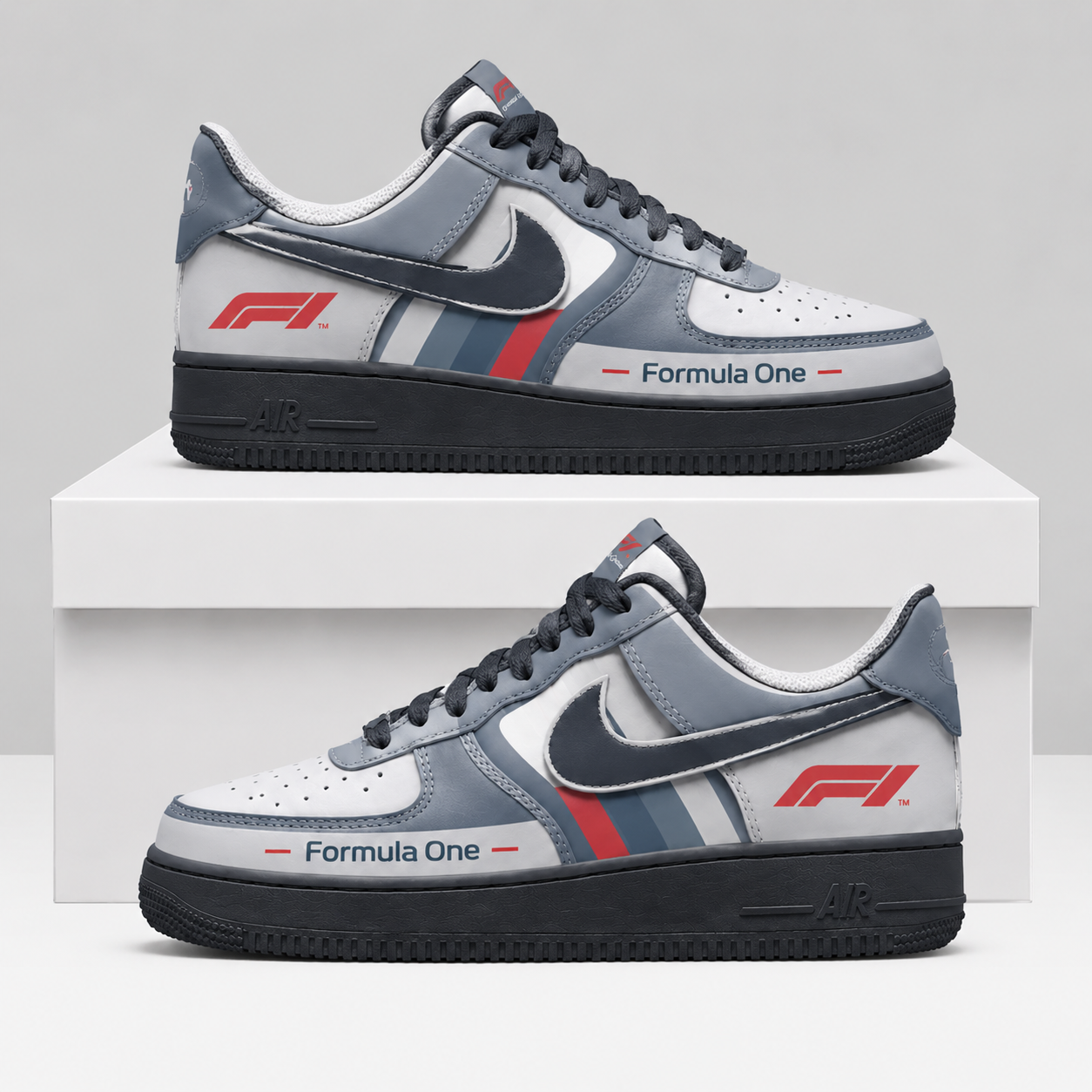 LIMITED RUN - NEW CUSTOMIZED F116 F1 FORMULA ONE AF1 SNEAKERS