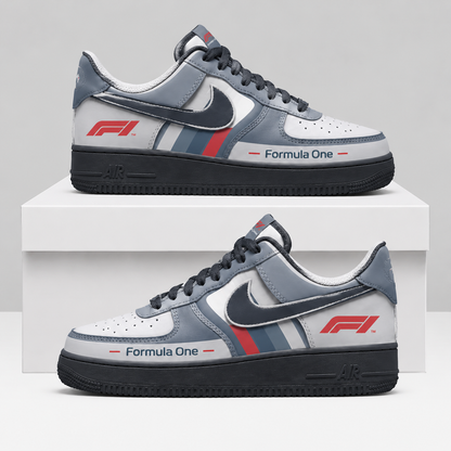 LIMITED RUN - NEW CUSTOMIZED F116 F1 FORMULA ONE AF1 SNEAKERS