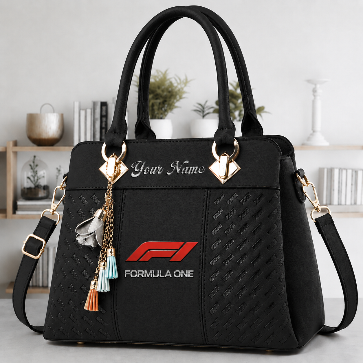 LIMITED RUN - NEW CUSTOMIZED F116 F1 FORMULA ONE LUXURY HANDBAG IN MULTIPLE COLORS