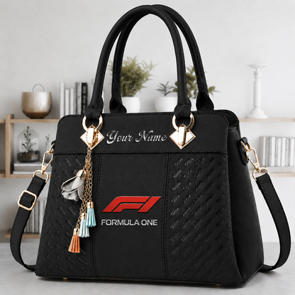 LIMITED RUN - NEW CUSTOMIZED F116 F1 FORMULA ONE LUXURY HANDBAG IN MULTIPLE COLORS