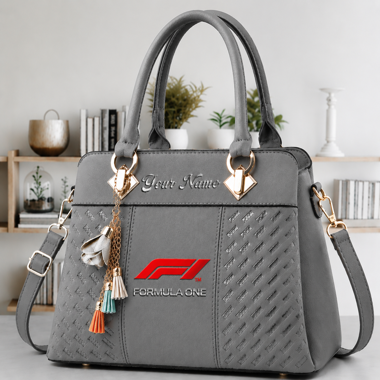 LIMITED RUN - NEW CUSTOMIZED F116 F1 FORMULA ONE LUXURY HANDBAG IN MULTIPLE COLORS