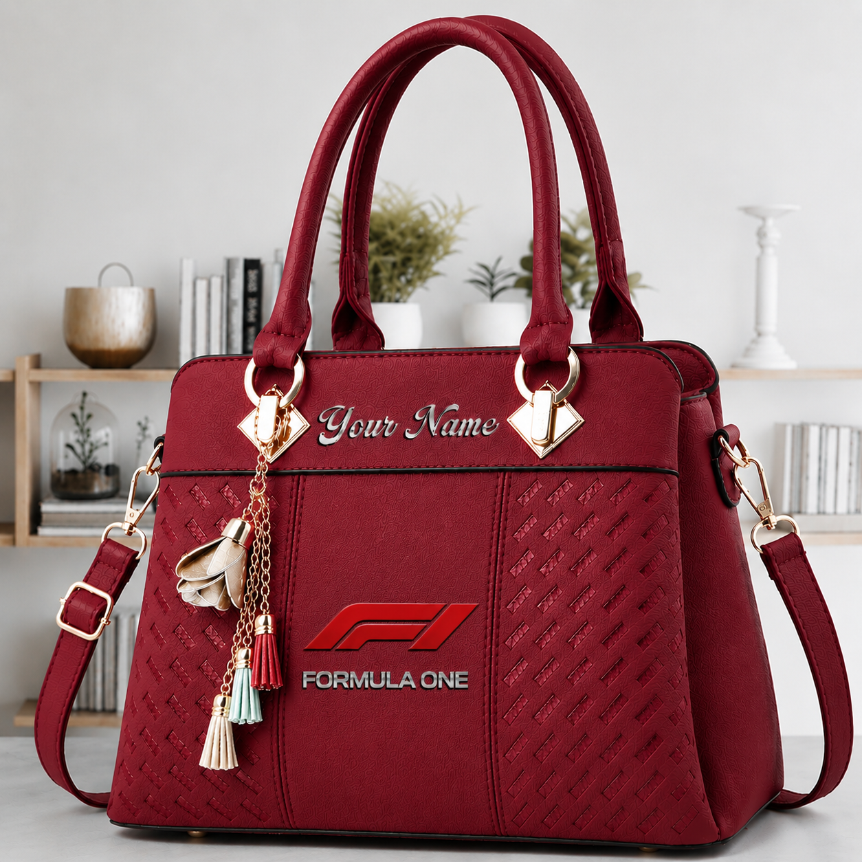 LIMITED RUN - NEW CUSTOMIZED F116 F1 FORMULA ONE LUXURY HANDBAG IN MULTIPLE COLORS