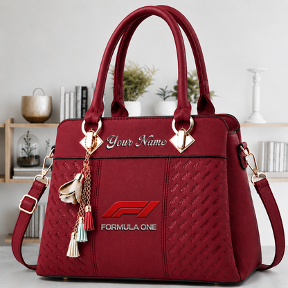 LIMITED RUN - NEW CUSTOMIZED F116 F1 FORMULA ONE LUXURY HANDBAG IN MULTIPLE COLORS