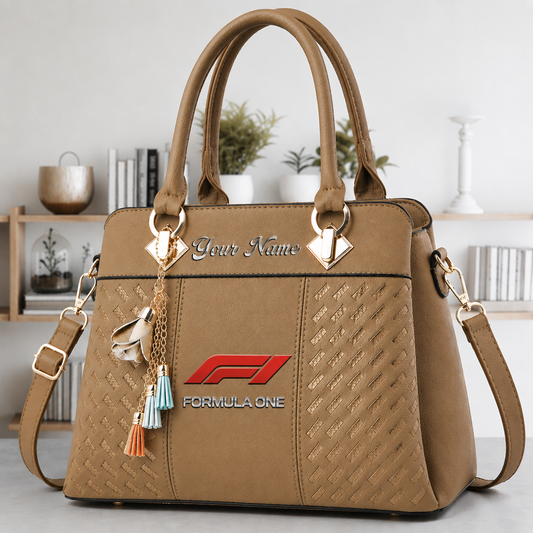 LIMITED RUN - NEW CUSTOMIZED F116 F1 FORMULA ONE LUXURY HANDBAG IN MULTIPLE COLORS