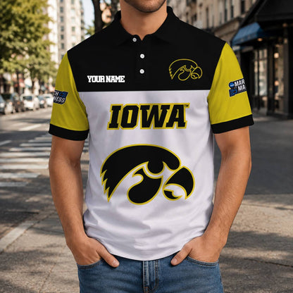 LIMITED EDITION - NEW CUSTOMIZED NCAA MAM16 IWH IOWA HAWKEYES T-SHIRT, POLO SHIRT, ZIP POLO SHIRT, SWEATSHIRT, HOODIE & ZIP HOODIE