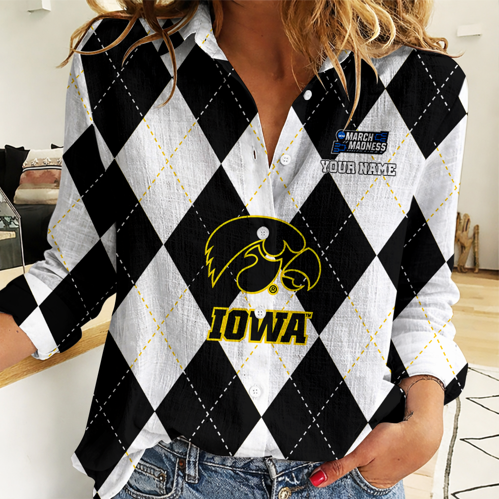 LIMITED DROP - NEW CUSTOMIZED | NCAA MAM16 IWH IW HAWKEYES WOMEN CASUAL SHIRT FOR FAN