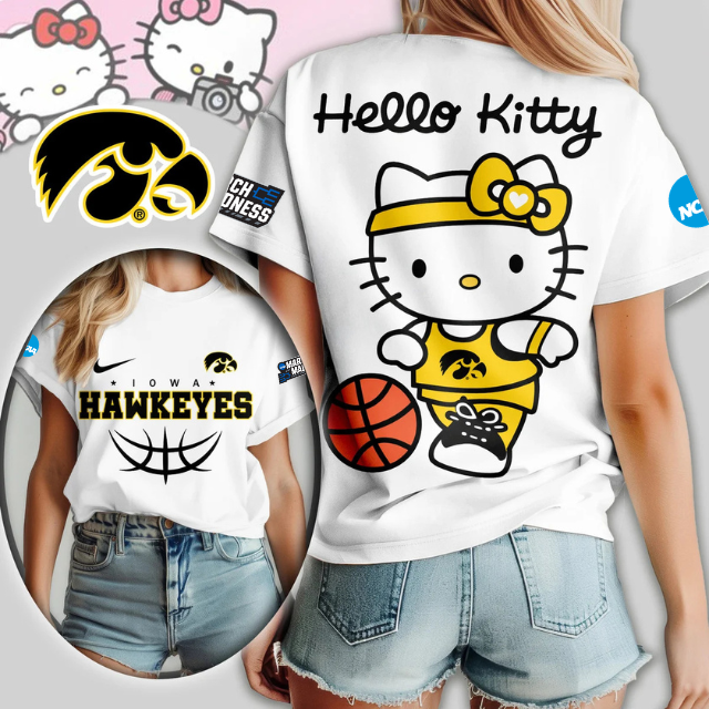LIMITED EDITION - NEW CUSTOMIZED MAM NCAA16 IWH IW HAWKEYES HELLO KITTY T-SHIRT, SWEATSHIRT, HOODIE & ZIP HOODIE