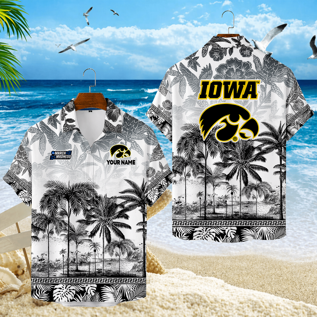 LIMITED EDITION - NEW CUSTOMIZED MAM16 IWH IOWA HAWKEYES UNISEX HAWAIIAN SHIRT