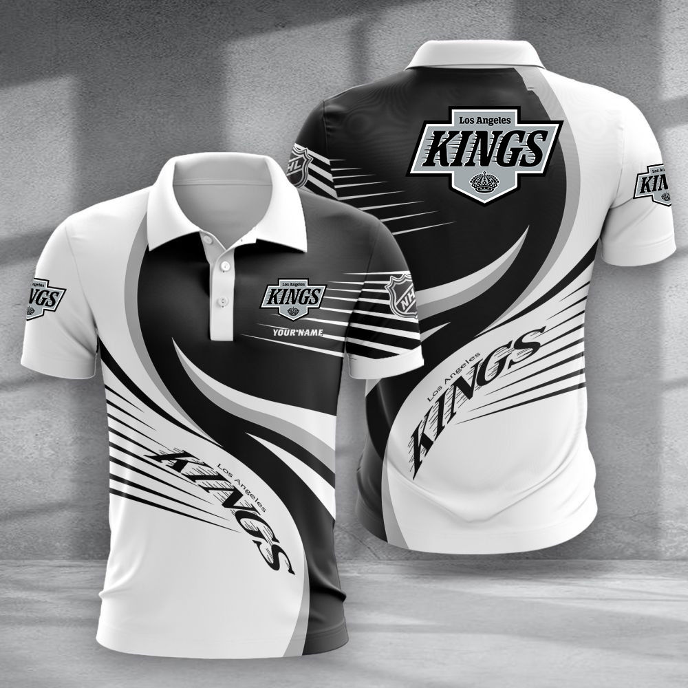 LIMITED EDITION - NEW CUSTOMIZED NHL16 LAK LOS ANGELES KINGS POLO SHIRT & T-SHIRTS