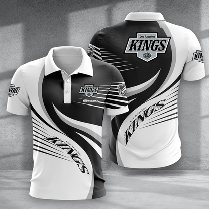 LIMITED EDITION - NEW CUSTOMIZED NHL16 LAK LOS ANGELES KINGS POLO SHIRT & T-SHIRTS