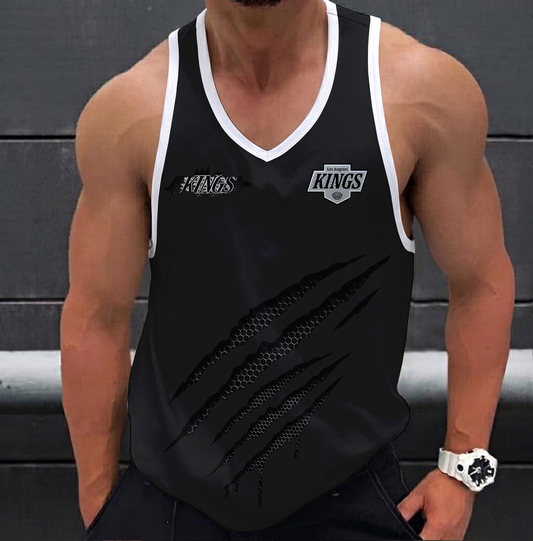 LIMITED EDITION - NEW CUSTOMIZED NHL16 LAK LOS ANGELES KINGS UNISEX TANK TOP