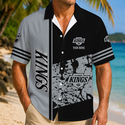 LIMITED EDITION - NEW CUSTOMIZED NHL16 LAK LOS ANGELES KINGS UNISEX HAWAIIAN SHIRT