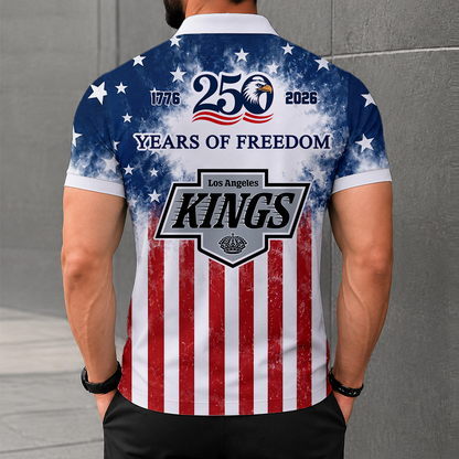 LIMITED EDITION - NEW CUSTOMIZED NHL16 LAK LOS ANGELES KINGS POLO SHIRT, ZIP POLO SHIRT & T-SHIRTS