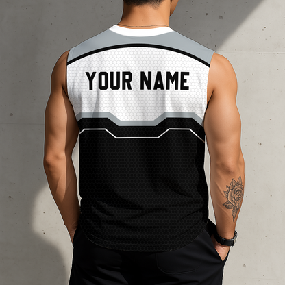 SPECIAL EDITION - NEW CUSTOMIZED NHL16 LAK LOS ANGELES KINGS MEN'S GYM SHIRT