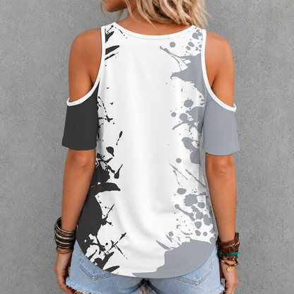 [SUPER SALE] NEW CUSTOMIZED NHL16 LAK LOS ANGELES KINGS CRISS CROSS V-NECK TOP