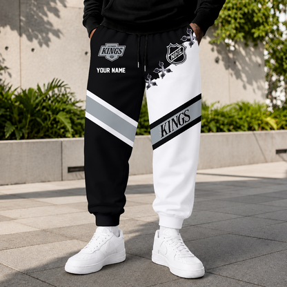 LIMITED EDITION - NEW CUSTOMIZED NHL16 LAK LOS ANGELES KINGS SWEATPANTS
