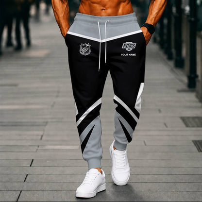 LIMITED EDITION - NEW CUSTOMIZED NHL16 LAK LOS ANGELES KINGS UNISEX LONG PANTS