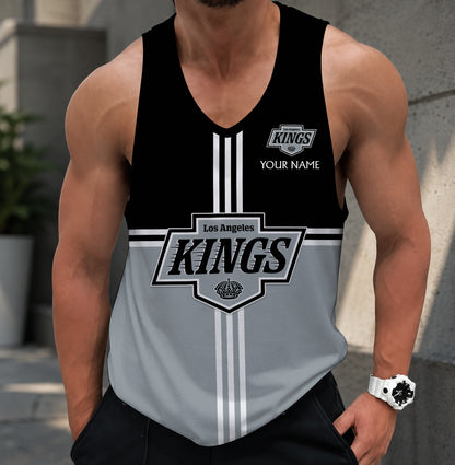 LIMITED EDITION - NEW CUSTOMIZED NHL16 LAK LOS ANGELES KINGS MEN'S TANK TOP