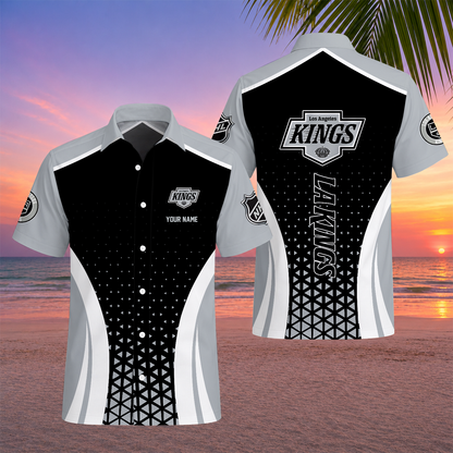 LIMITED EDITION - NEW CUSTOMIZED NHL16 LAK LOS ANGELES KINGS UNISEX HAWAIIAN SHIRT