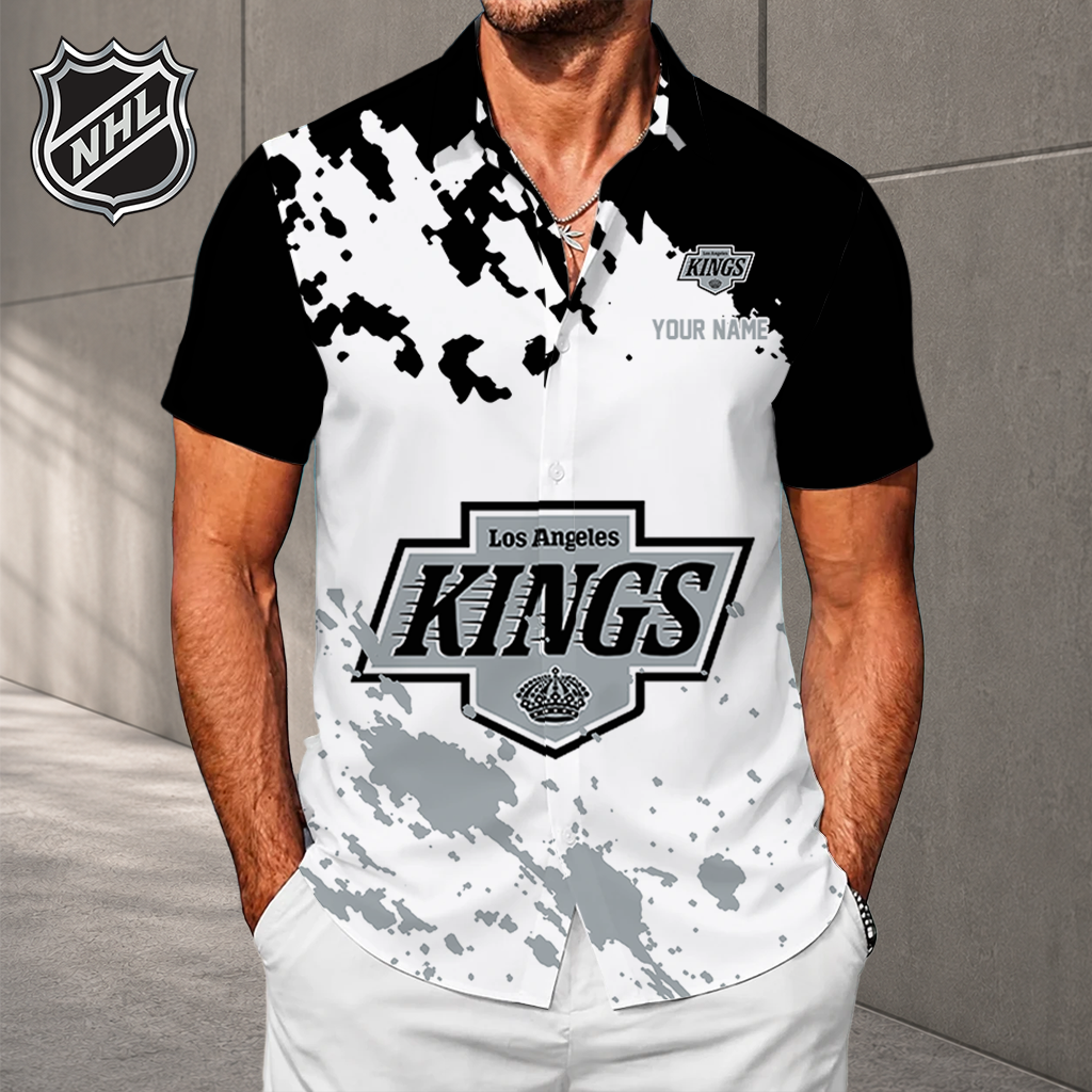 LIMITED EDITION - NEW CUSTOMIZED NHL16 LAK LOS ANGELES KINGS UNISEX HAWAIIAN SHIRT