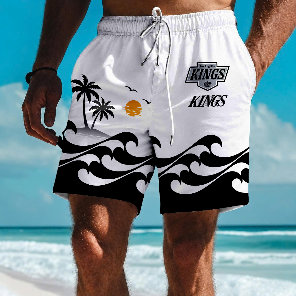 LIMITED EDITION - NEW CUSTOMIZED NHL16 LAK LOS ANGELES KINGS SHORT PANTS