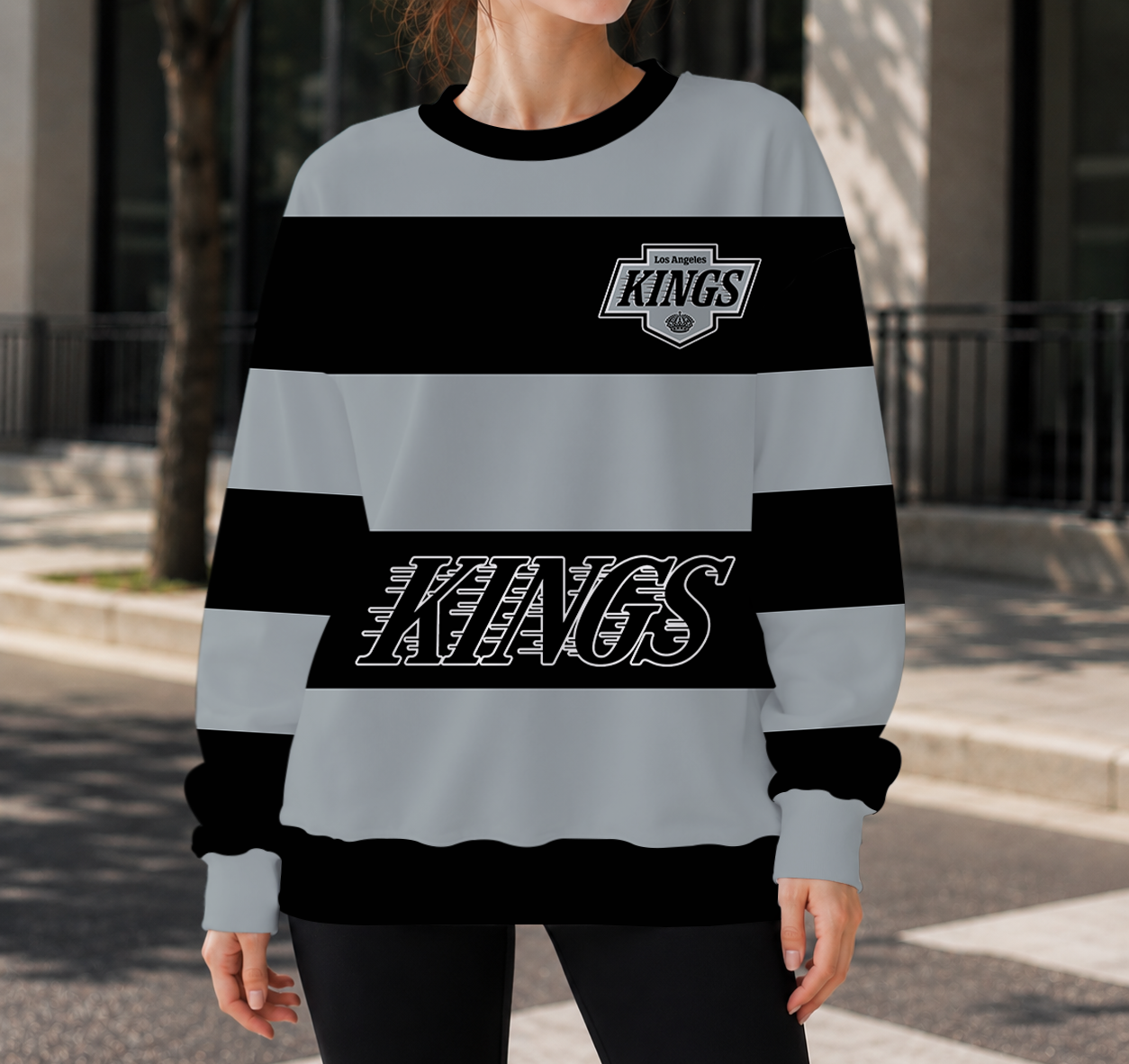 SPECIAL EDITION - NEW CUSTOMIZED NHL16 LAK LOS ANGELES KINGS UNISEX SWEATSHIRT