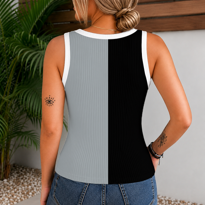[SUPER SALE] NEW CUSTOMIZED NHL16 LAK LOS ANGELES KINGS WOMEN'S V-NECK TANK TOP