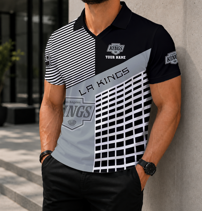 VIRAL EDITION - NEW CUSTOMIZED NHL16 LAK LOS ANGELES KINGS POLO SHIRT