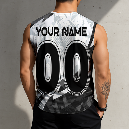 LIMITED EDITION - NEW CUSTOMIZED NHL16 LAK LOS ANGELES KINGS TANK TOP & GYM SHIRT