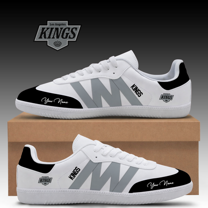 [SUPER SALE] NEW CUSTOMIZED NHL16 LAK LOS ANGELES KINGS CLASSIC SNEAKERS