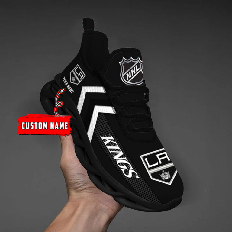 [SUPER SALE ] NEW CUSTOMIZED NHL16 LAK LOS ANGELES KINGS MAX SOUL SHOES