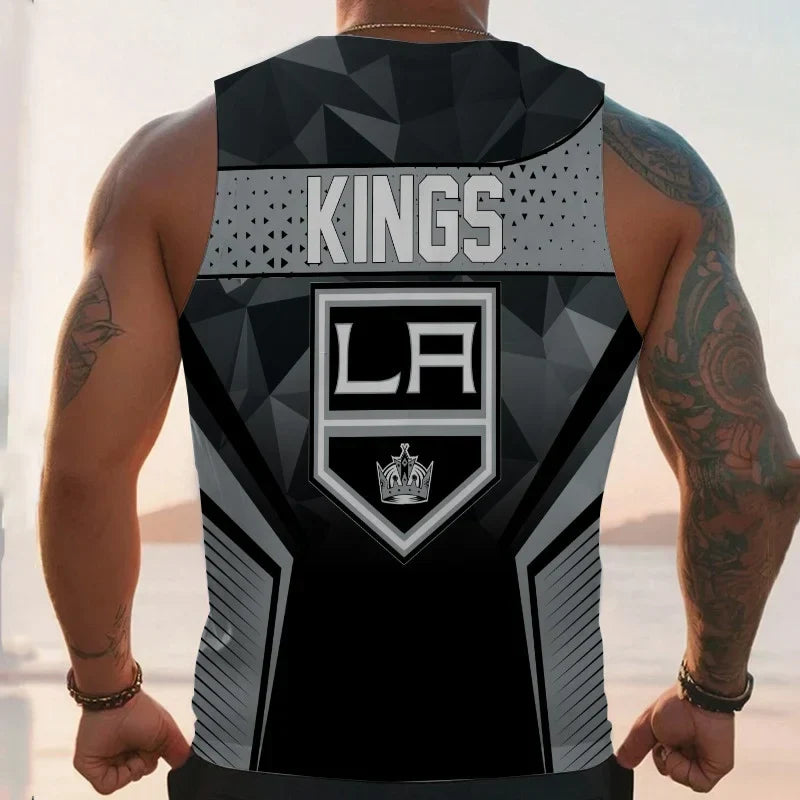[SUPER SALE] NEW CUSTOMIZED NHL16 LAK LOS ANGELES KINGS UNISEX TANK TOP