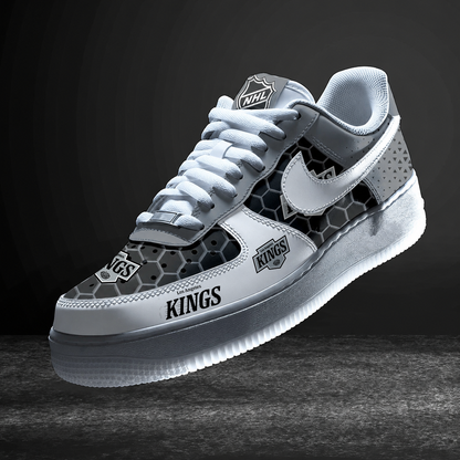 LIMITED EDITION - NEW CUSTOMIZED NHL16 LAK LOS ANGELES KINGS AF1 SHOES