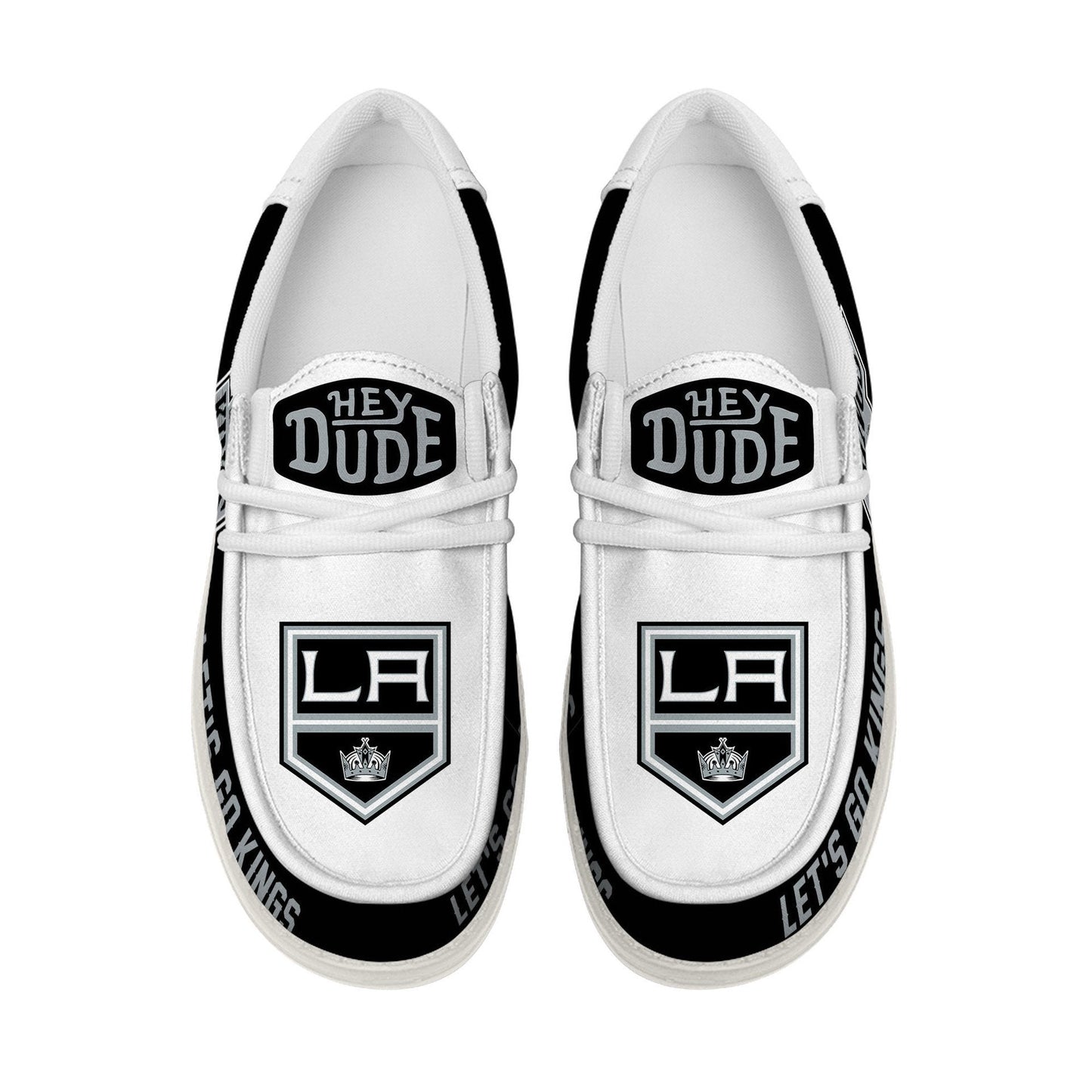 LIMITED EDITION - NEW CUSTOMIZED NHL16 LAK LOS ANGELES KINGS LOAFER SHOES