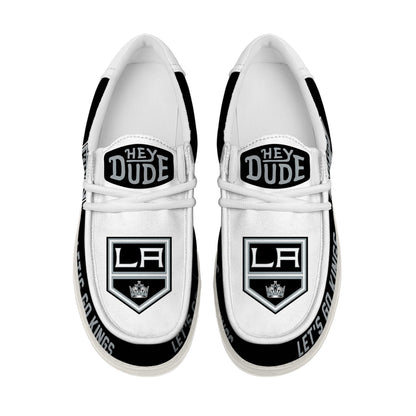 LIMITED EDITION - NEW CUSTOMIZED NHL16 LAK LOS ANGELES KINGS LOAFER SHOES
