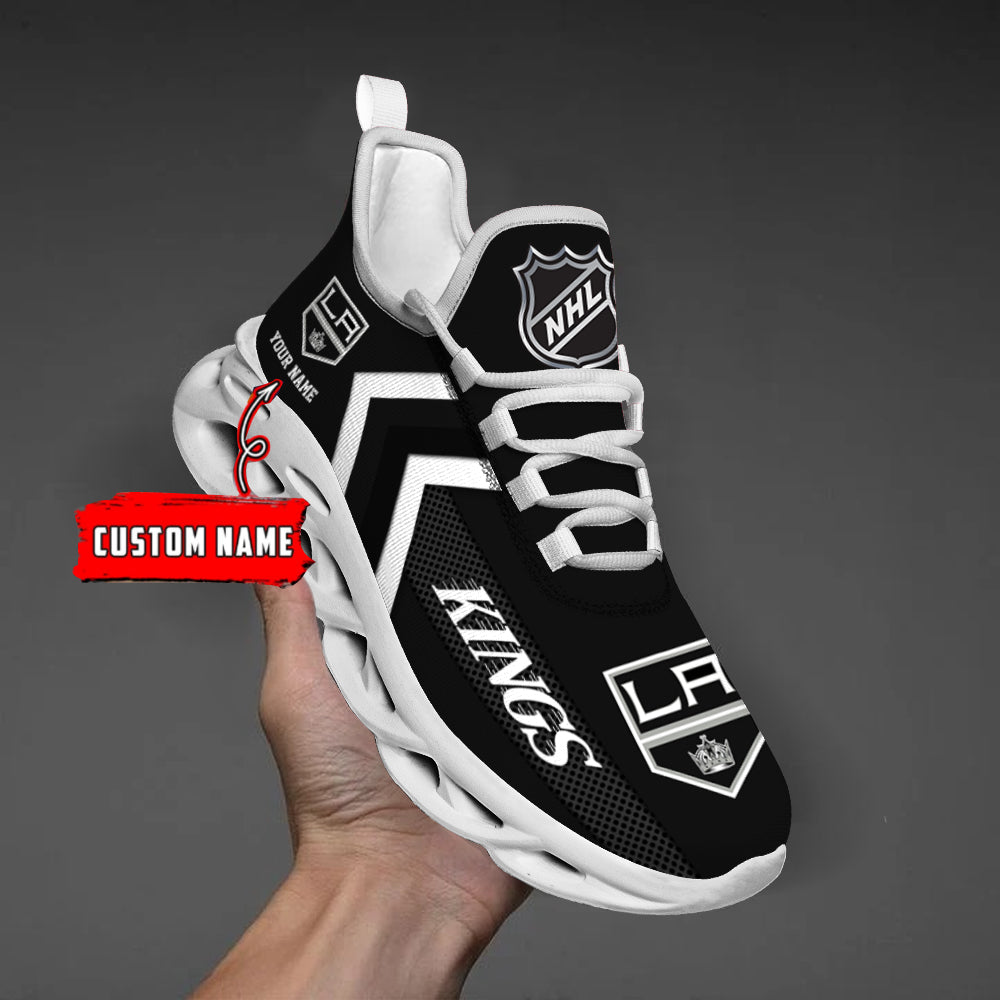 [SUPER SALE ] NEW CUSTOMIZED NHL16 LAK LOS ANGELES KINGS MAX SOUL SHOES