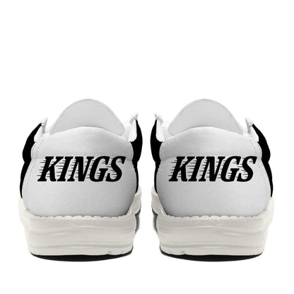 LIMITED EDITION - NEW CUSTOMIZED NHL16 LAK LOS ANGELES KINGS LOAFER SHOES