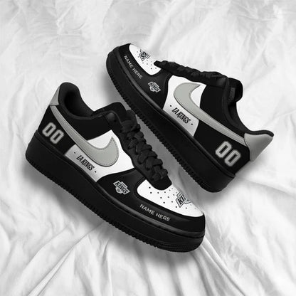 [SUPER SALE] NEW CUSTOMIZED NHL16 LAK LOS ANGELES KINGS AF1 SHOES