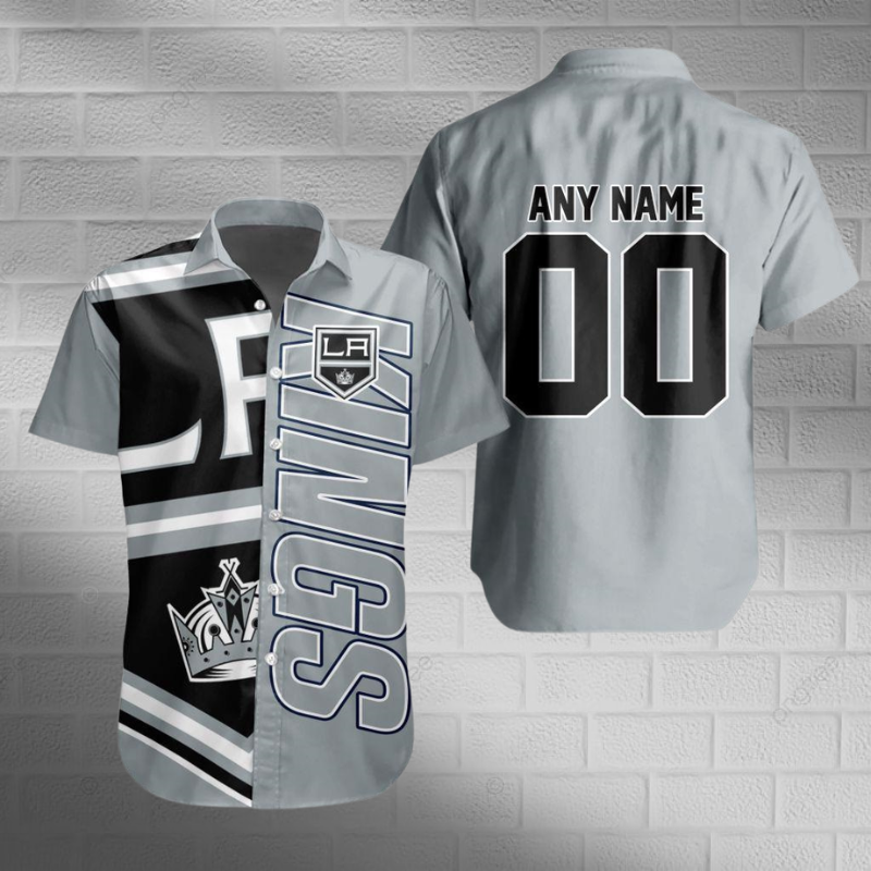 [SUPER SALE] NEW CUSTOMIZED NHL16 LAK LOS ANGELES KINGS UNISEX HAWAIIAN SHIRT
