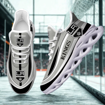 [SUPER SALE ] NEW CUSTOMIZED NHL16 LAK LOS ANGELES KINGS MAX SOUL SHOES
