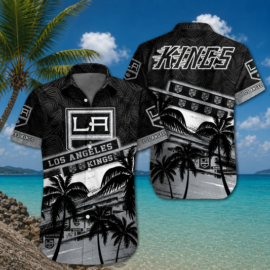 LIMITED EDITION - NEW CUSTOMIZED NHL16 LAK LOS ANGELES KINGS UNISEX HAWAIIAN SHIRT