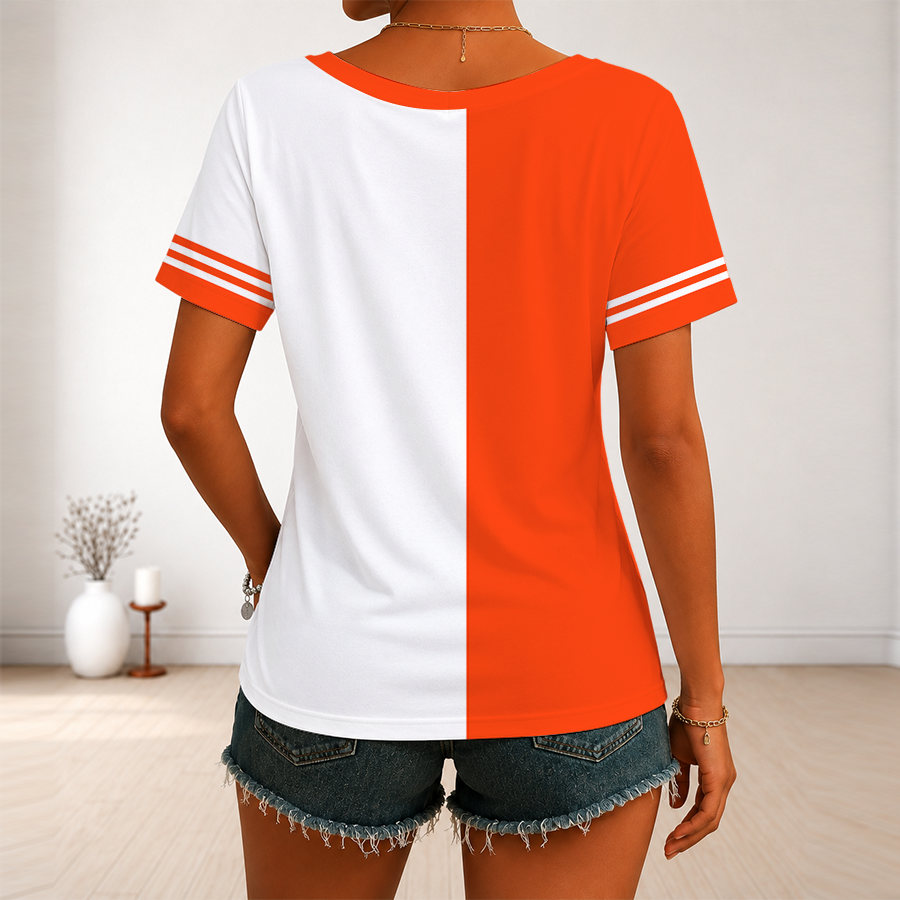 [FAN FAVORITE] NEW CUSTOMIZED WNBA16 WOMEN'S NATIONAL BASKETBALL ASSOCIATION V-NECK FEMALE SHIRT