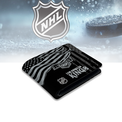 [SUPER SALE ] NEW CUSTOMIZED NHL16 LAK LOS ANGELES KINGS LEATHER WALLET